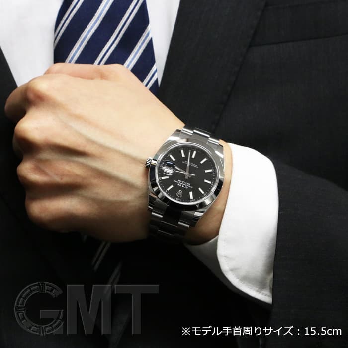 中古)ROLEX ロレックス デイトジャスト 41 126300 ブラック オイスター