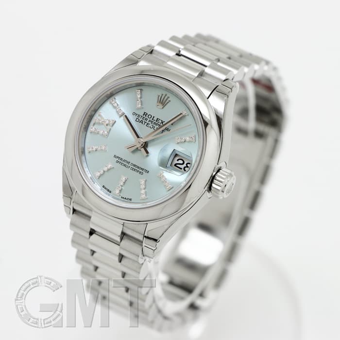 新品)ROLEX ロレックス デイトジャスト 28 279166 アイスブルー 9P IX