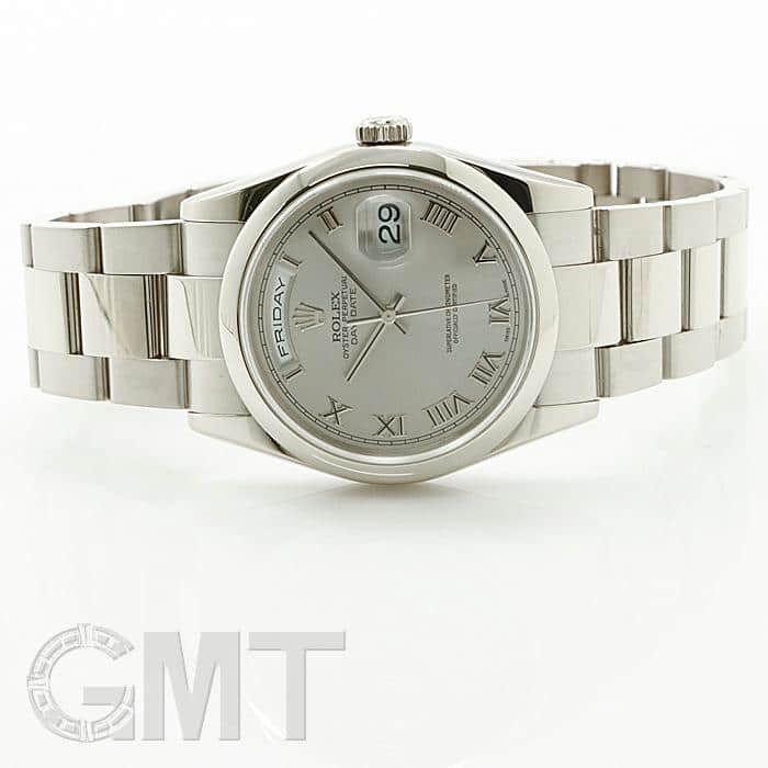 中古)ROLEX ロレックス デイデイト 118209 グレーローマ オイスター
