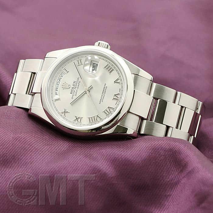 中古)ROLEX ロレックス デイデイト 118209 グレーローマ オイスター