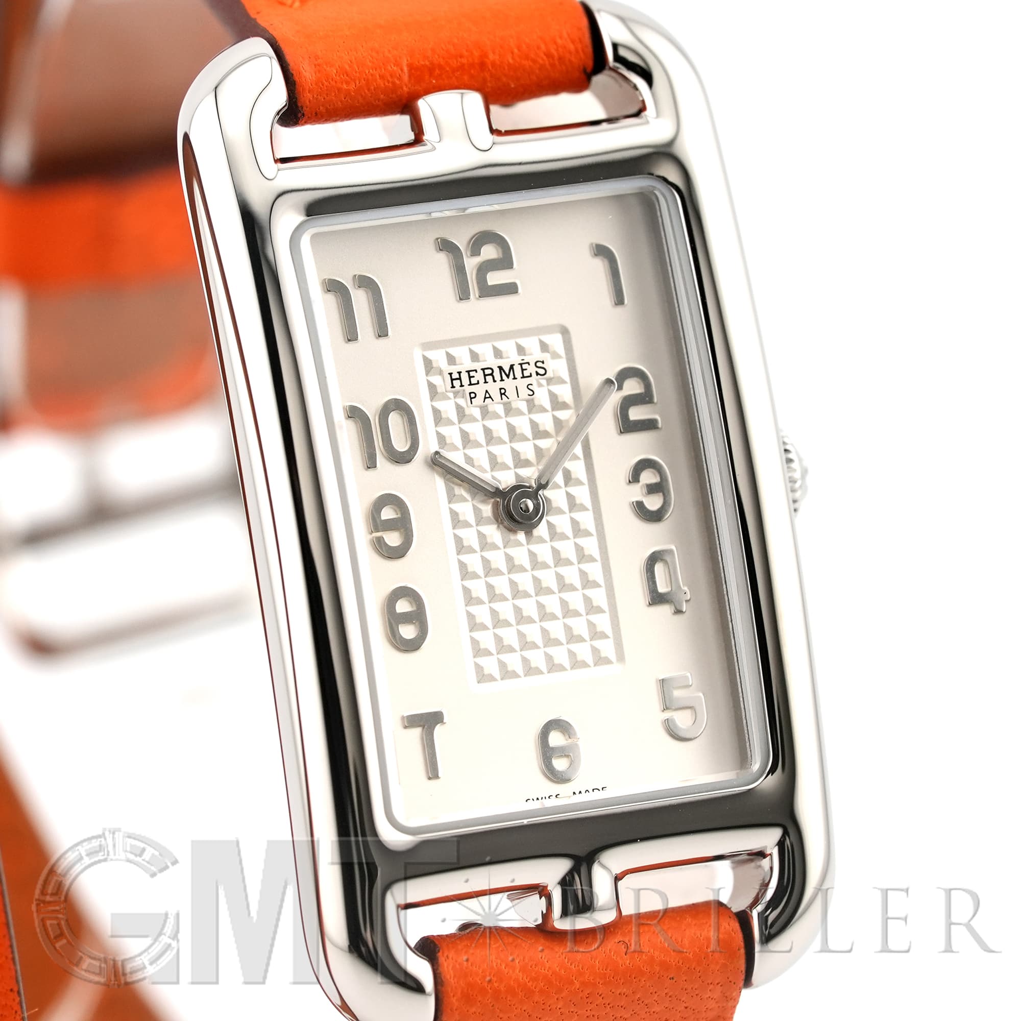 中古)HERMES エルメス ナンタケット ドゥブルトゥール オレンジ NA2