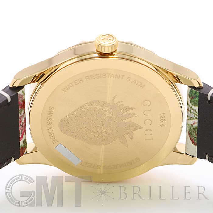新品)GUCCI グッチ Gタイムレス YA1264084 フラワー ホワイト（商品ID
