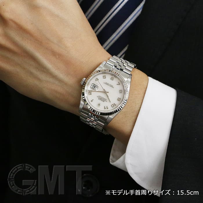 中古)ROLEX ロレックス デイトジャスト 16234NA ピンクMOP アラビア