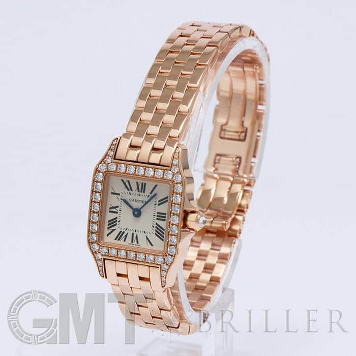 中古)CARTIER カルティエ サントス ドゥモワゼル WF9008Z8 ピンク