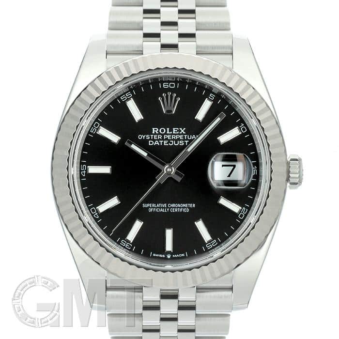 中古)ROLEX ロレックス デイトジャスト 41 126334 ブラック ジュビリー 