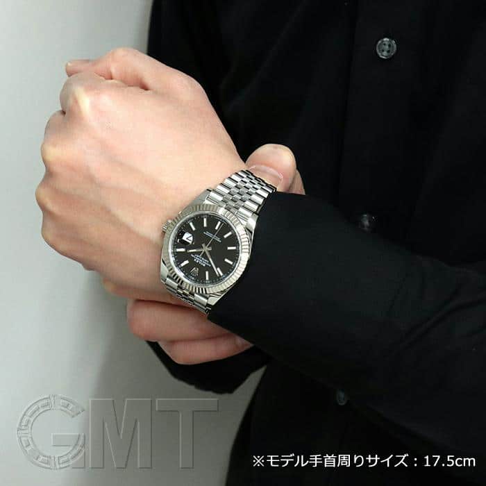 中古)ROLEX ロレックス デイトジャスト 41 126334 ブラック ジュビリー 