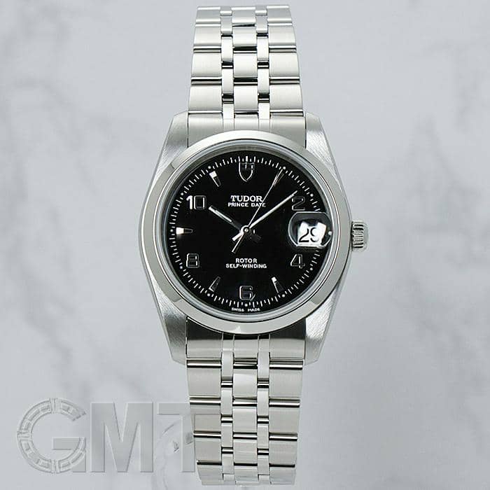 中古)TUDOR チューダー プリンス デイト ブラック アラビア 74000