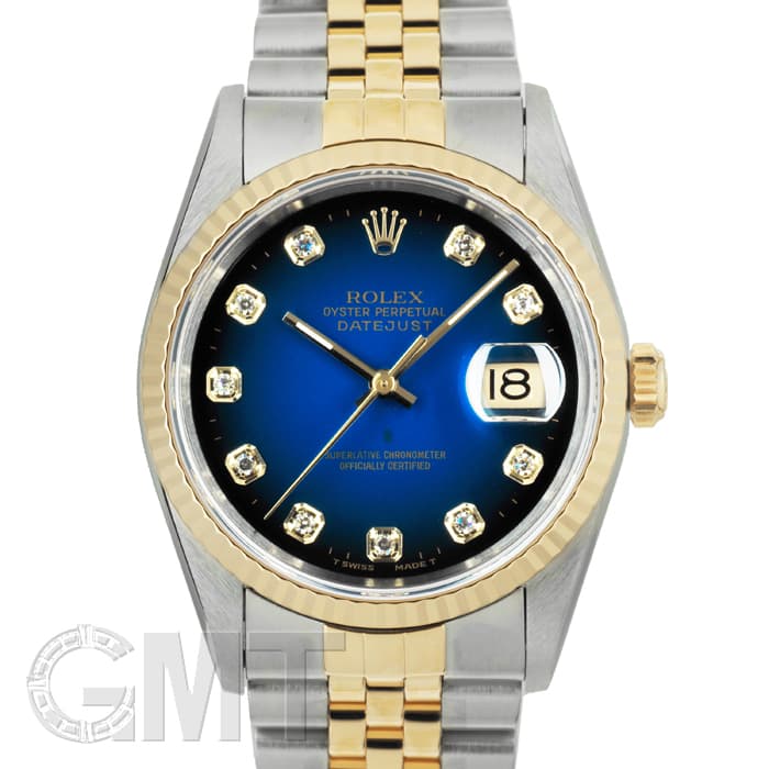 中古)ROLEX ロレックス デイトジャスト 16233G ブルーグラデーション W