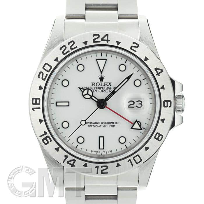 中古)ROLEX ロレックス エクスプローラー II 16570 ホワイト オール 