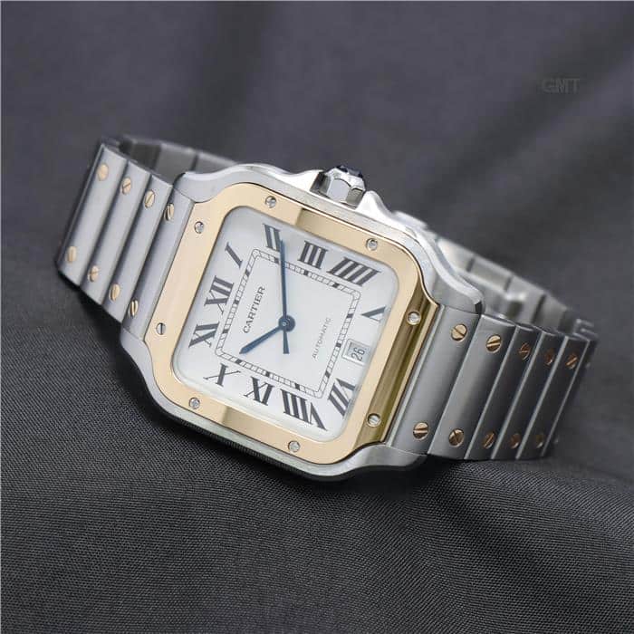 カルティエ Cartier サントスドゥカルティエ LM用 中古)CARTIER カルティエ サントス ドゥ カルティエ ウォッチ LM