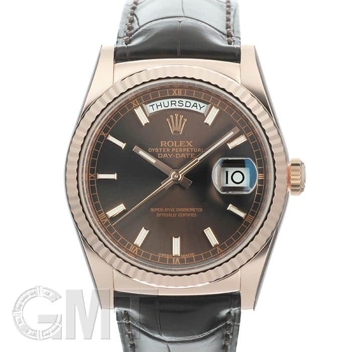 中古)ROLEX ロレックス デイデイト 118135 チョコレート（商品ID