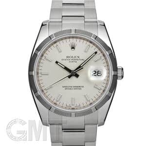 ROLEX ロレックス オイスターパーペチュアル&デイト Ref.115210 シルバー エンジンターンドベゼル メイン