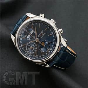 LONGINES ロンジン マスターコレクション クロノグラフ L2.673.4.92.0 ブルー レザー メイン