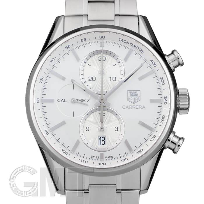 【美品】タグホイヤー カレラ1887 CAR2111 中古)TAG HEUER タグ・ホイヤー カレラ 1887クロノグラフ シルバー