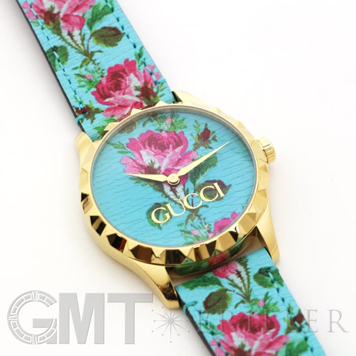 新品)GUCCI グッチ Gタイムレス YA1264085 フラワー ライト