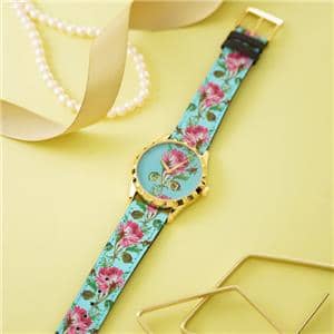 GUCCI グッチ Gタイムレス YA1264085 フラワー ライトブルー メイン