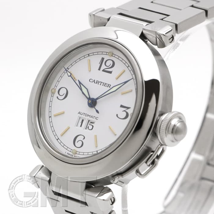 カルティエ パシャCビッグデイト 35mm W31044M7 ボーイズ 腕時計【Aランク】【中古】 Cartier - カルティエ パシャCビッグデイト 35mm W31044M7 ボーイズ