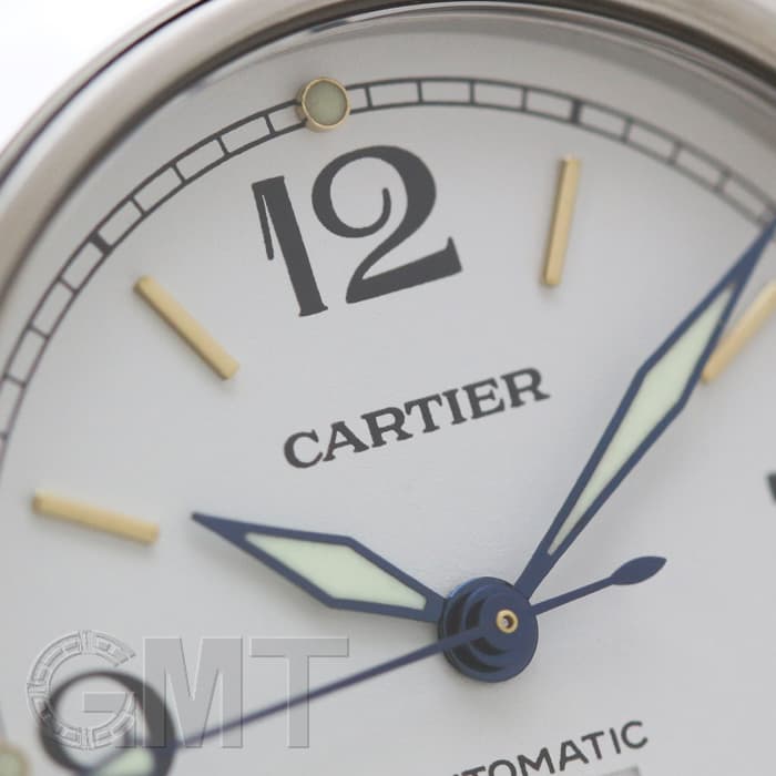 中古)CARTIER カルティエ パシャC ビッグデイト ホワイト W31044M7