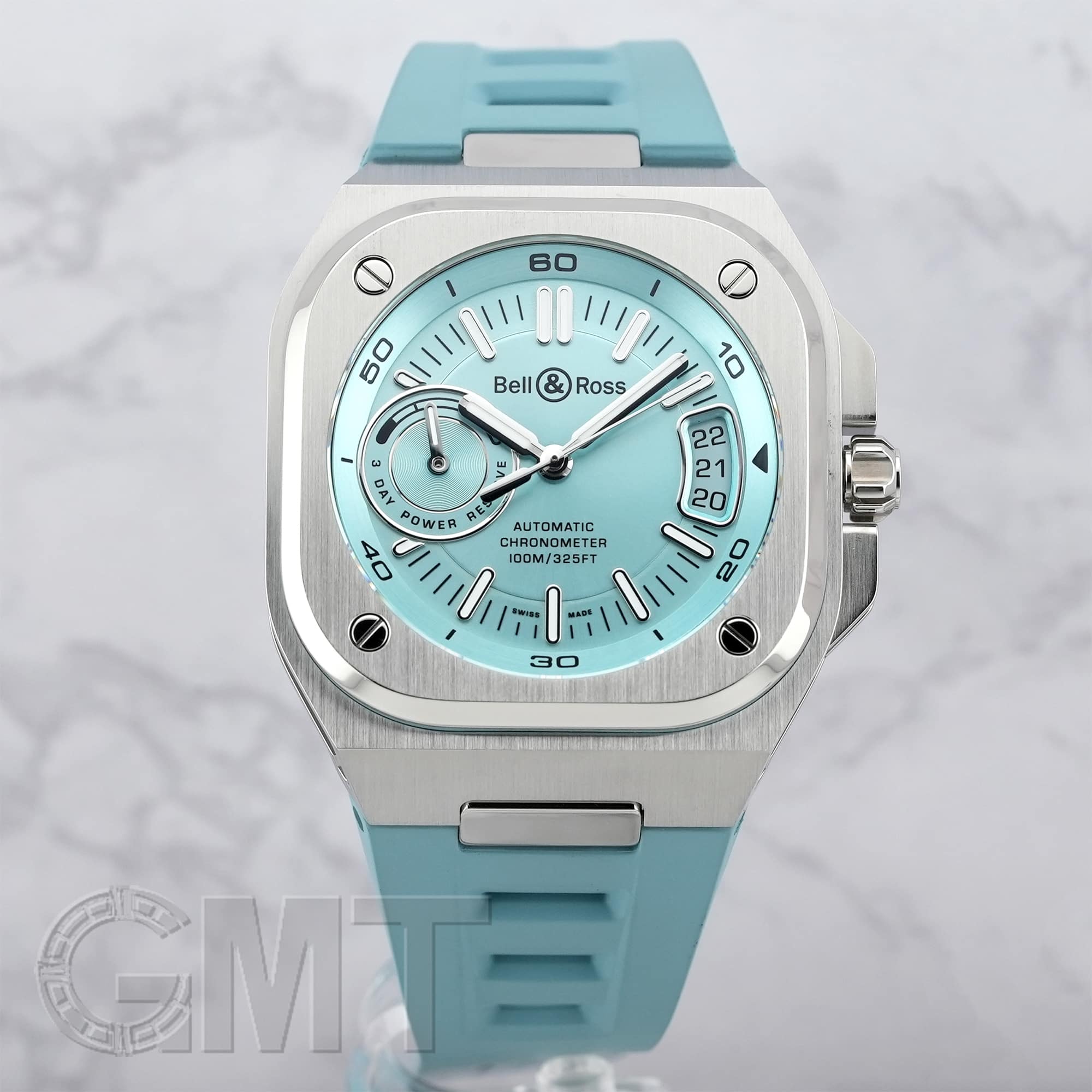 中古)BELL & ROSS ベル&ロス BR BR-X5 ICE BLUE STEEL BRX5R-IB-ST/SRB