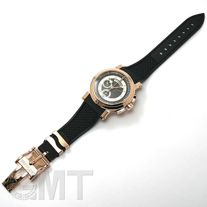 中古)BREGUET ブレゲ マリーン II クロノグラフ 5827BR/Z2/5ZU ローズ