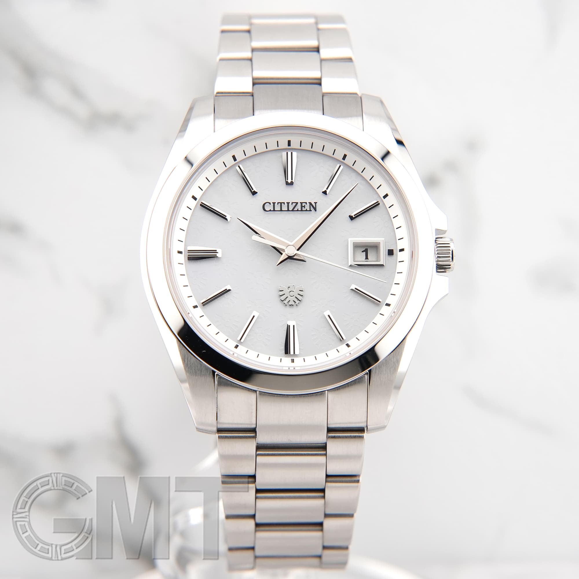 中古)CITIZEN シチズン ザ・シチズン エコドライブ AQ4060-50W【限定 