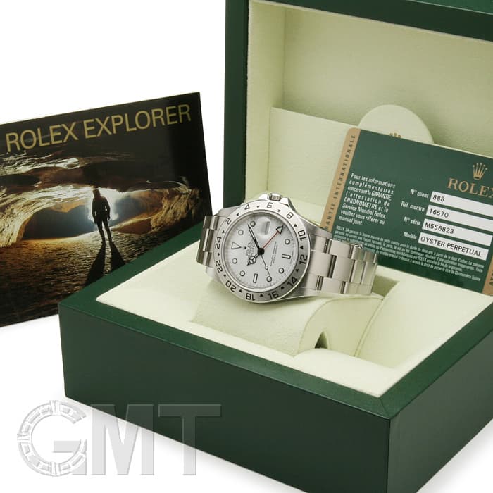 ROLEX ロレックス エクスプローラー2 Ref.16570 S番 黒文字盤 自動巻き EXPLORER 買取一例：2021年12月ロレックス⁄エクスプローラーⅡ[16570