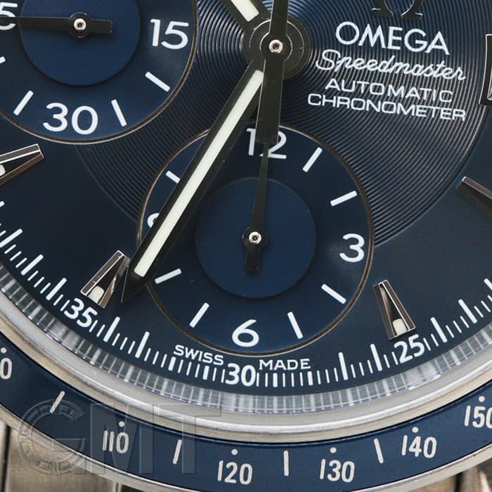 中古)OMEGA オメガ スピードマスター デイト 3212.80 ブルー（商品ID