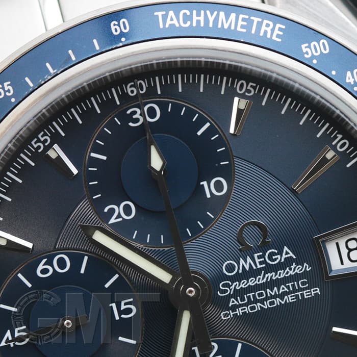 中古)OMEGA オメガ スピードマスター デイト 3212.80 ブルー（商品ID