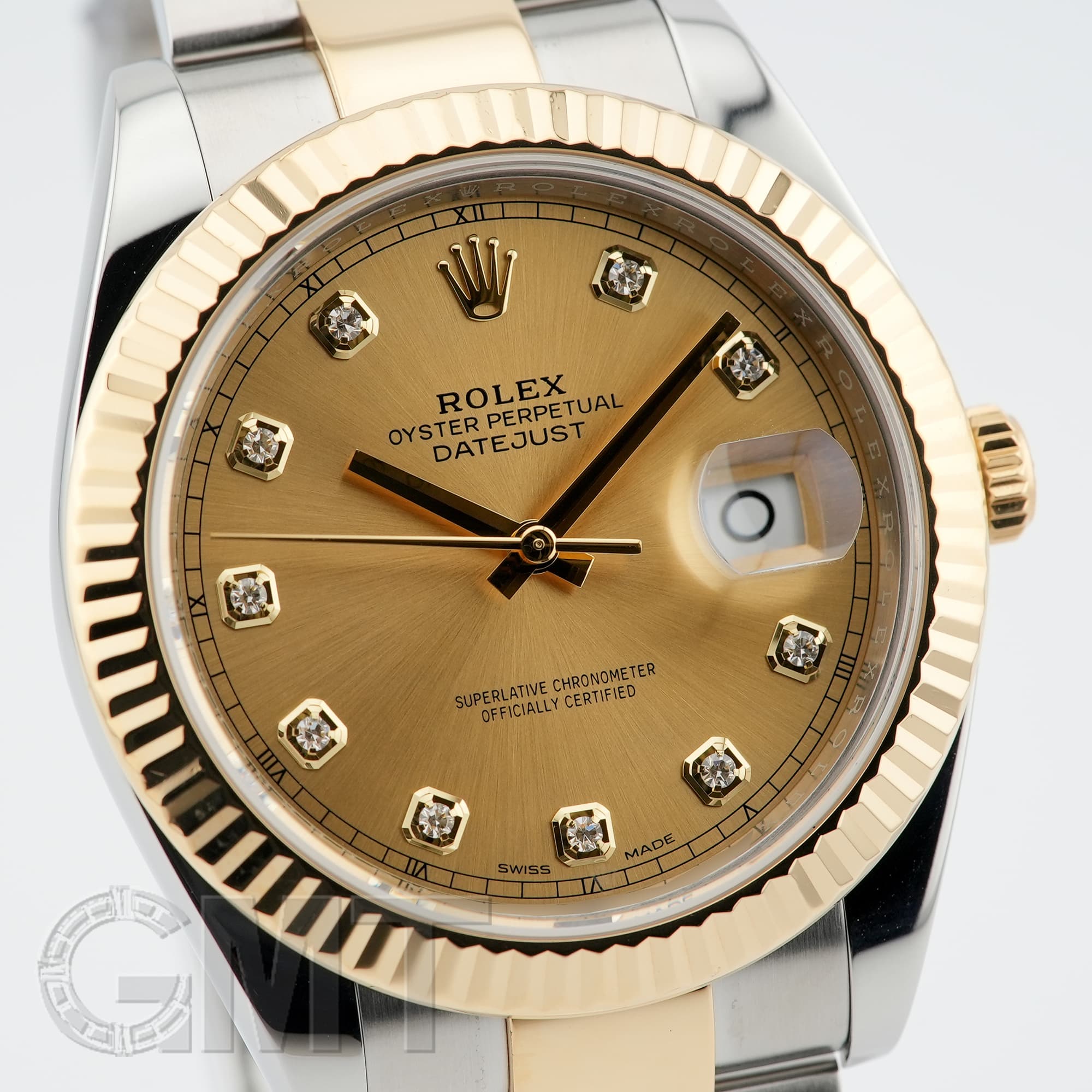 ROLEX ロレックス デイトジャスト 純正文字盤ゴールド ビンテージ CLEANクリーン工場 ROLEXロレックスデイトジャスト コンビゴールド