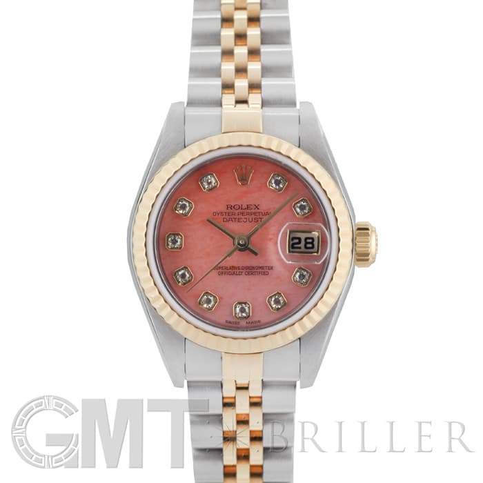 中古)ROLEX ロレックス デイトジャスト 79173G ピンクオパール
