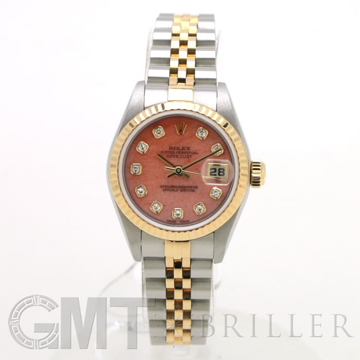 中古)ROLEX ロレックス デイトジャスト 79173G ピンクオパール