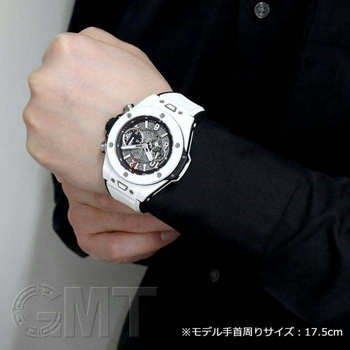 HUBLOT/ウブロ/ビッグバン ウニコ ホワイト ラバーストラップ バックル