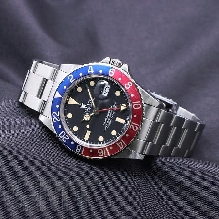 中古)ROLEX ロレックス GMTマスター I 16750 レッド/ブルー フチ 中古)ROLEX ロレックス GMTマスター I 16750 レッド/ブルー フチ