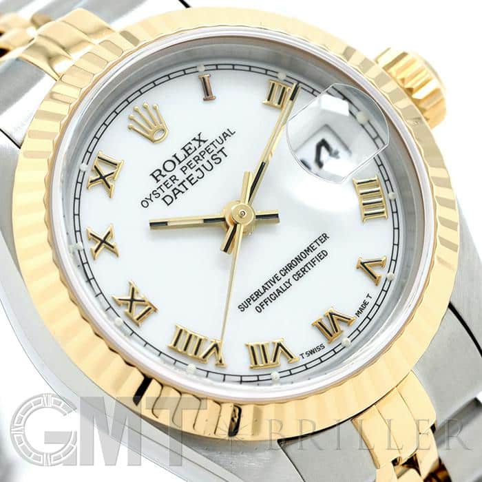 中古)ROLEX ロレックス デイトジャスト 69173 ホワイトローマ