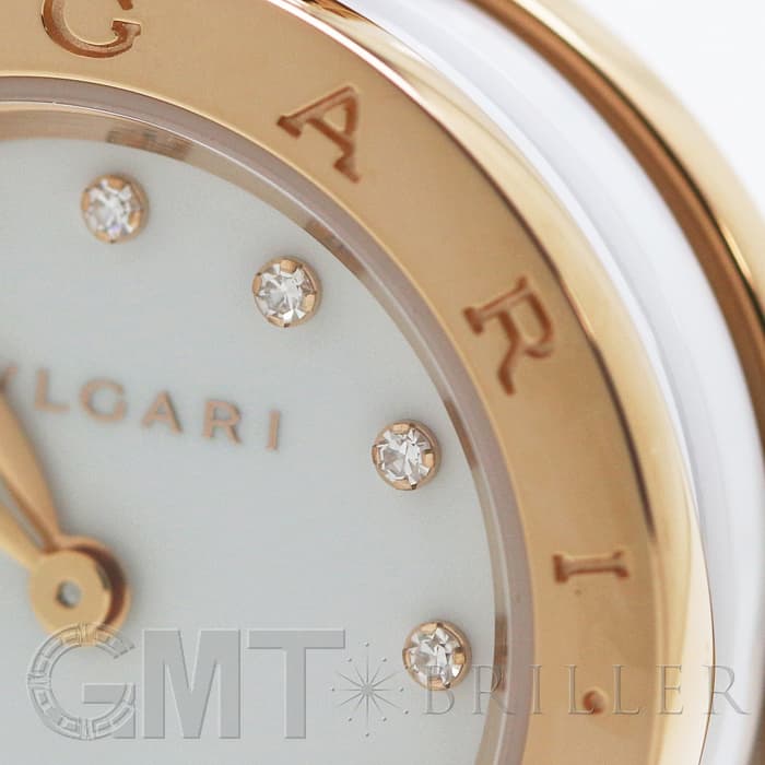【新品】ブルガリ B-zero1 PGxセラミック･12P Sサイズ 102174/BZ23WSGCC/12 PGxセラミック クォーツ BVLGARI - 【新品】ブルガリ B-zero1 PGxセラミック・12P Sサイズ