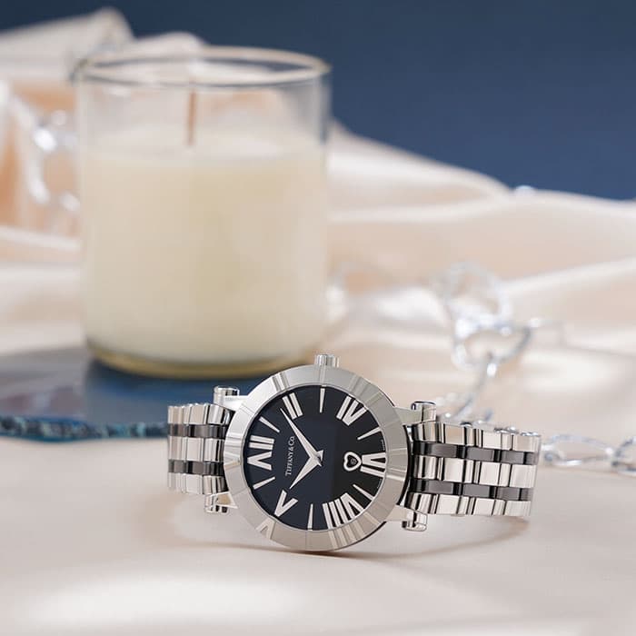 ティファニー アトラス Z1301 クォーツ レザー ホワイト レディース 時計 新品)TIFFANY & Co. ティファニー アトラス Z1301.11.11A10A00A（商品
