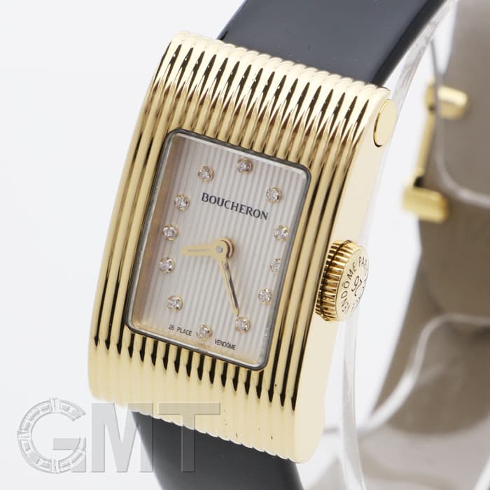 3-1841 ブシュロン リフレ イエローゴールド×ステンレススチール×レザー 楽天市場】ブシュロン リフレ シルバー 12Pダイヤ イエローゴールド