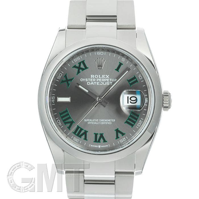 中古)ROLEX ロレックス デイトジャスト 36 126200 スレート ローマ