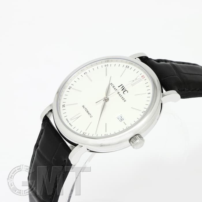 【Pristine Condition】IWC インターナショナルウォッチカンパニー/ポートフィノデイト/白文字盤/自動巻/IW356501/563****/SAランク/75【中古】 新品)IWC インターナショナルウォッチカンパニー ポートフィノ