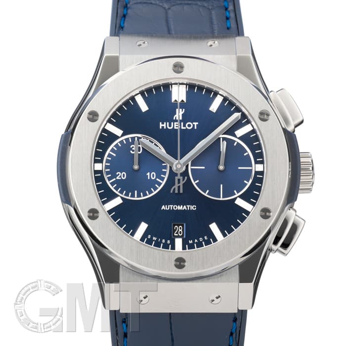 新品)HUBLOT ウブロ クラシック フュージョン ブルー クロノグラフ