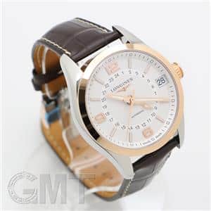 LONGINES ロンジン コンクエスト クラシック シルバー GMT シルバー L2.799.5.76.3 メイン