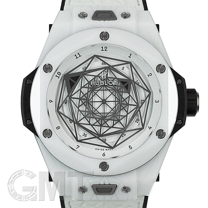 新品)HUBLOT ウブロ ビッグバン ウニコ サンブルー セラミックホワイト