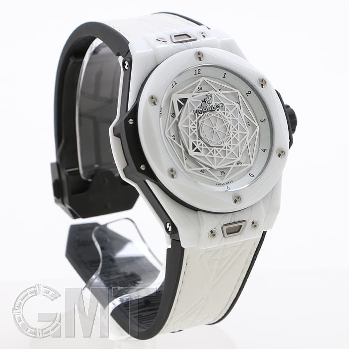 新品)HUBLOT ウブロ ビッグバン ウニコ サンブルー セラミックホワイト
