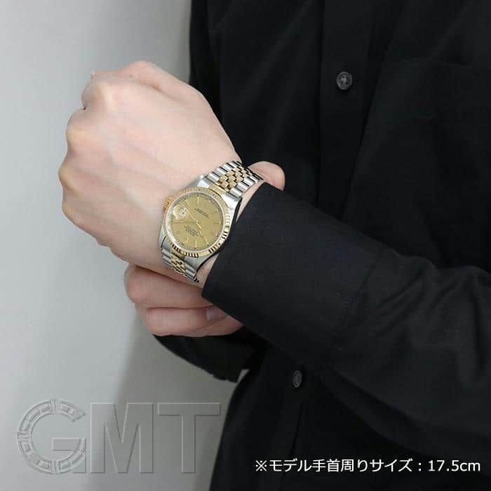 中古)ROLEX ロレックス デイトジャスト 16233 シャンパン