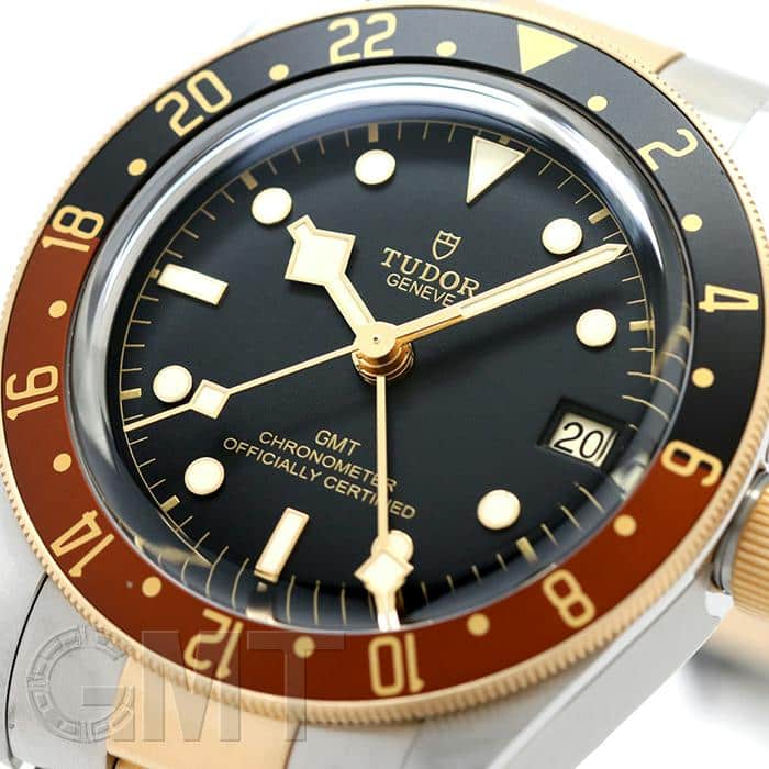 未使用)TUDOR チューダー ヘリテージブラックベイ GMT S&G 79833MN ...