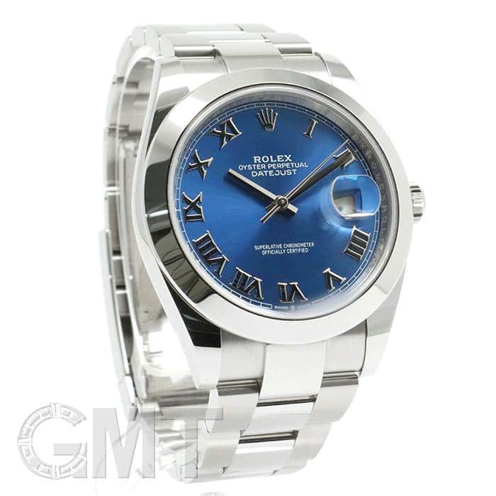 中古)ROLEX ロレックス デイトジャスト 41 126300 ブルーローマ（商品