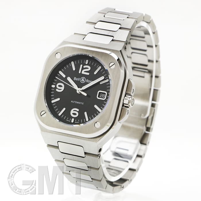 新品)BELL & ROSS ベル&ロス BR 05 BR05A-BL-ST/SST ブラック