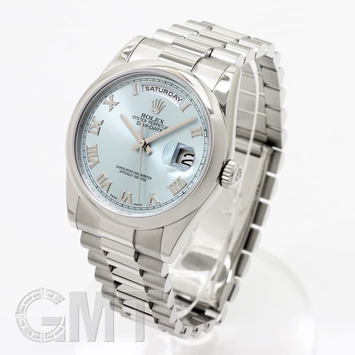 R5911 | [中古]ロレックス デイデイト アイスブルー × ローマ
