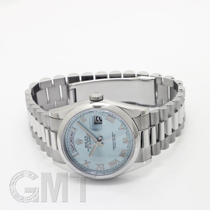 中古)ROLEX ロレックス デイデイト Ref.118206 アイスブルー