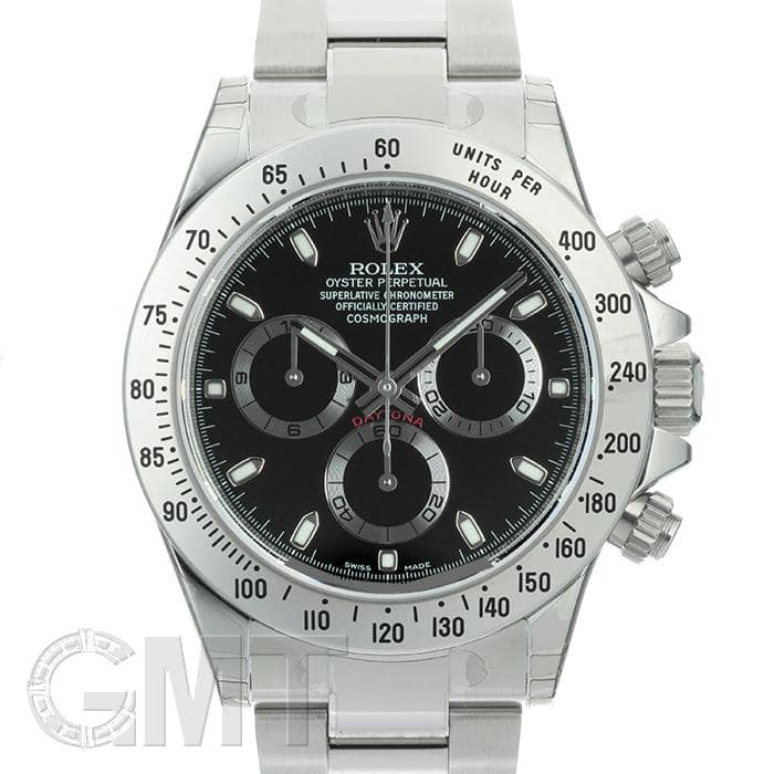 中古)ROLEX ロレックス デイトナ 116520 ブラック【保護シール付き